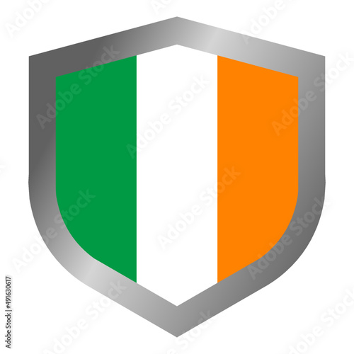 Ireland flag shield Free Download Ireland flag shield - GFXLoad