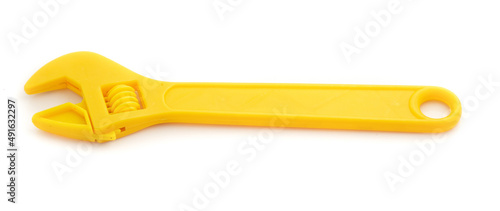 Foto hand tools toy isolated on white background