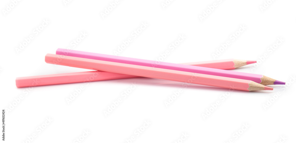 pastel pencil color isolated on white background pastel pencil color isolated on white background