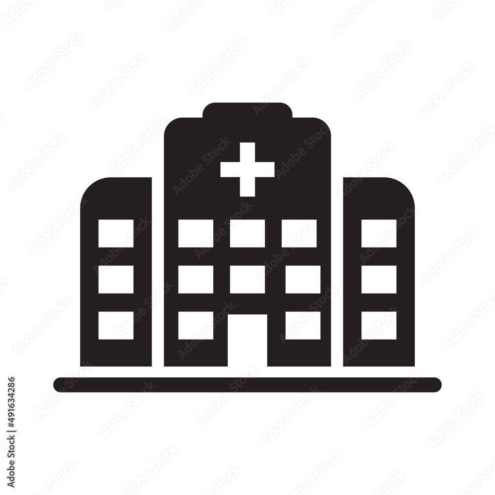 Obraz premium if you have a business or work about health and others, download this hospital icon template right away