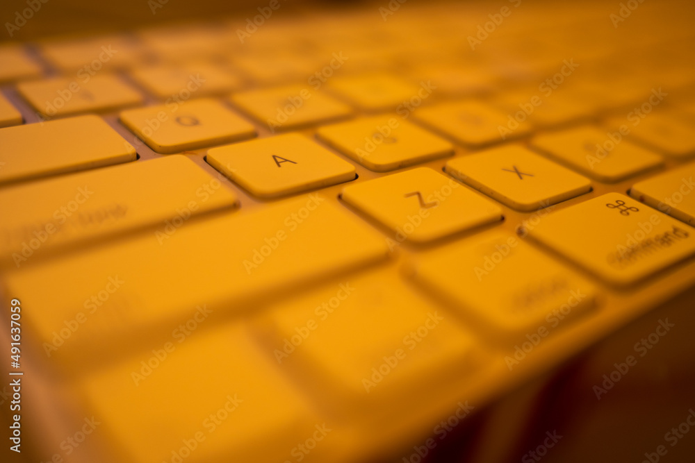 Colorful Close up of a Computer KeyBoard Colorful Close up of a Computer KeyBoard