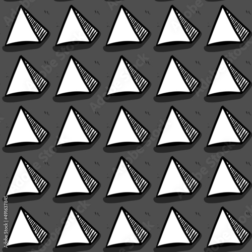 seamless pattern of triangle shape background