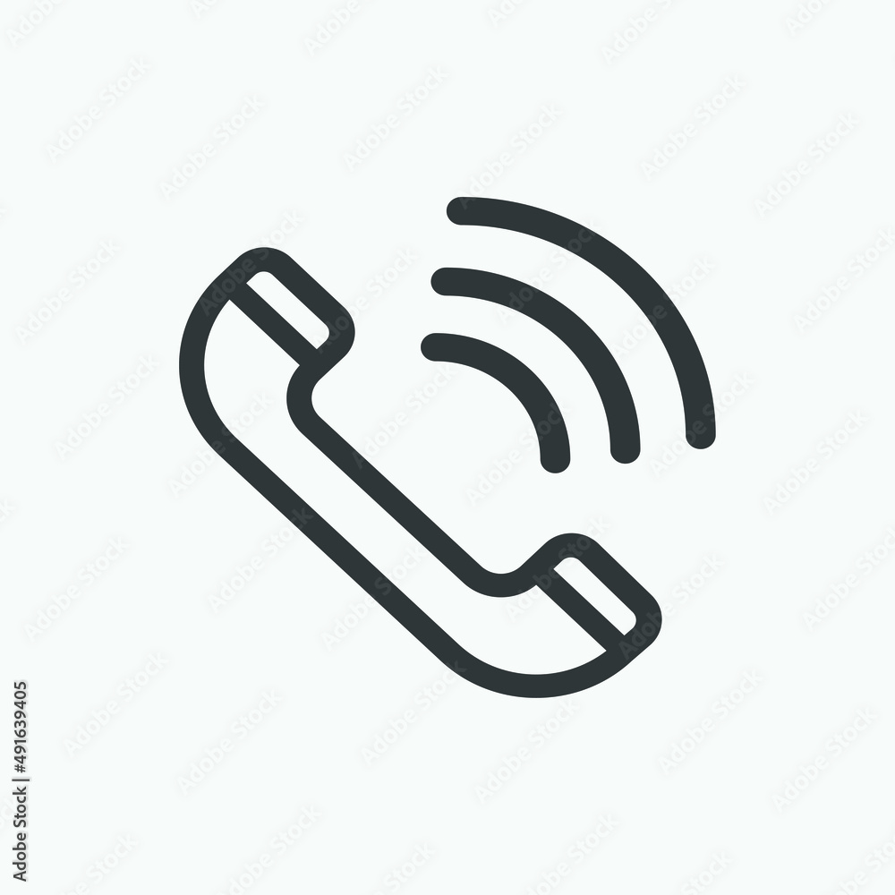 Call, phone, telephone, handset icon vector Call, phone, telephone, handset icon vector