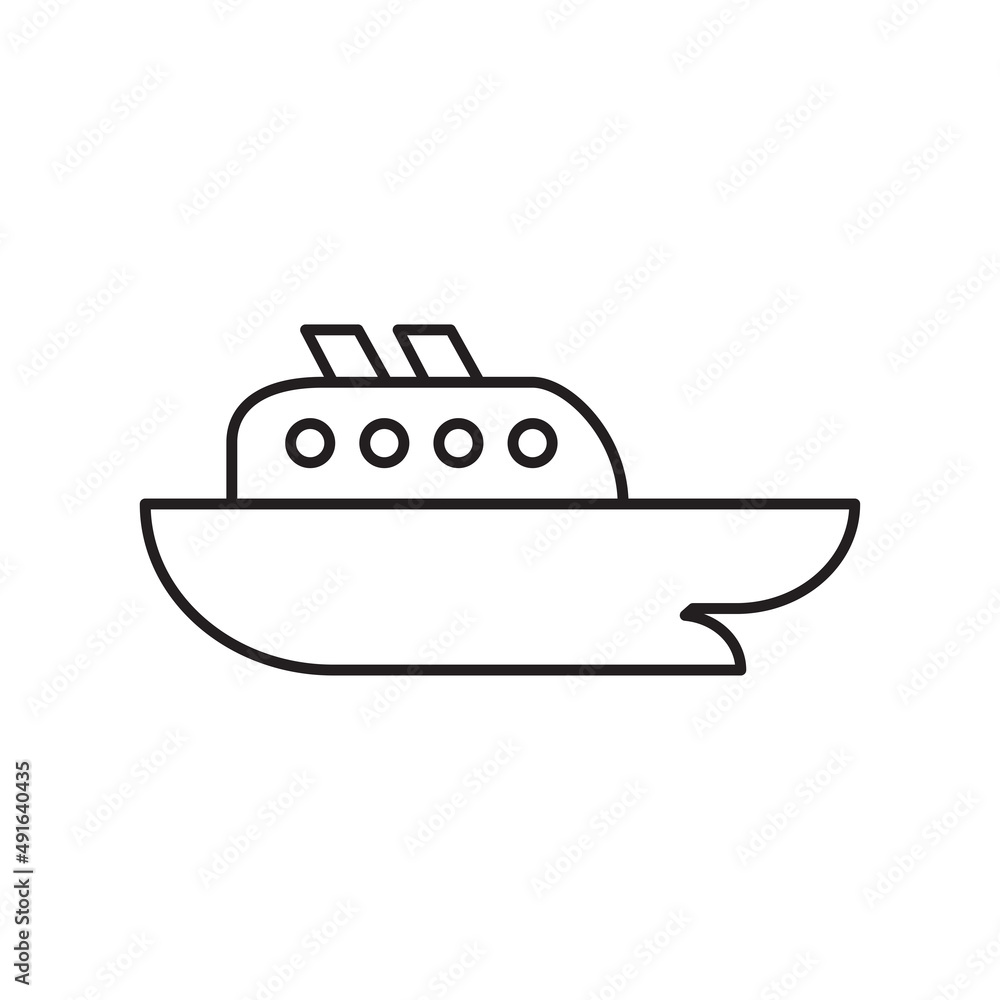 ship icon can be used as symbol and etc