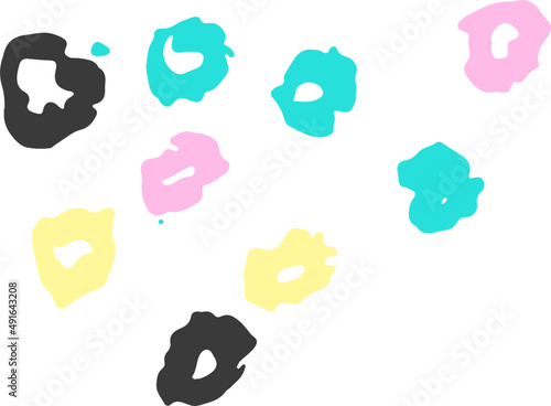 Grunge ink hand drawn brush