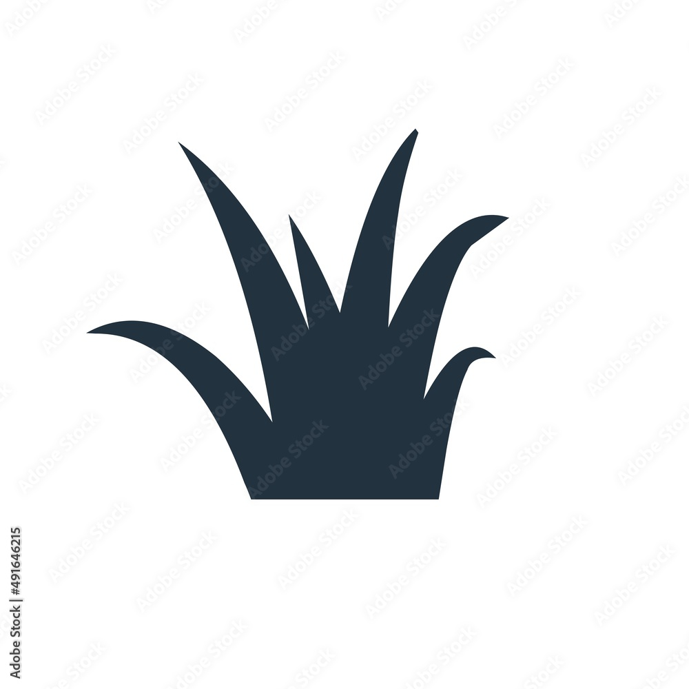 Vector grass icon in trendy flat style isolated on white background. Grass symbol for your website design, logo, app, UI. Vector illustration. Vector grass icon in trendy flat style isolated on white background. Grass symbol for your website design, logo, app, UI. Vector illustration.