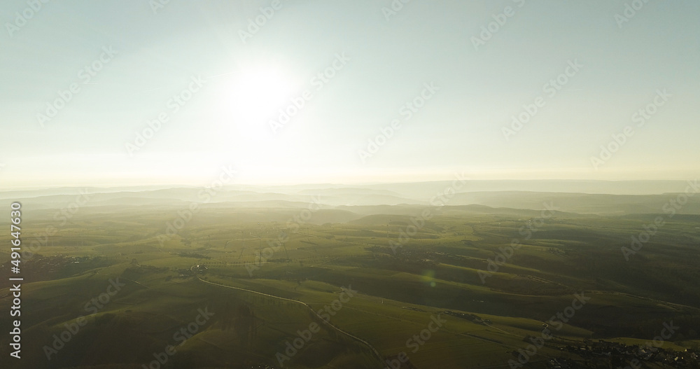 Landscape from high altitude