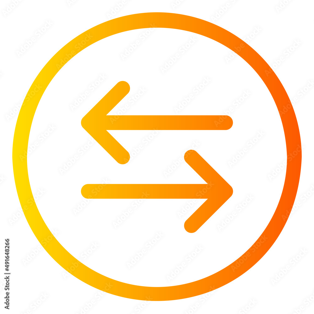 left right gradient icon left right gradient icon