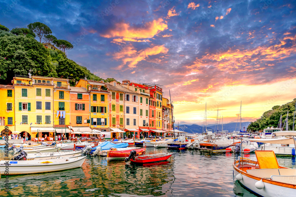 Hafen von Portofino, Italien 
