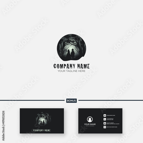 grimm forest logo brothers scary logo