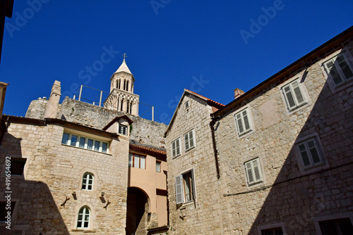 Split, Croatia - september 5 2021 : picturesque city in summer