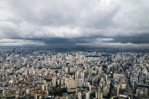 Aerial View of Sao Paulo city, Brazil