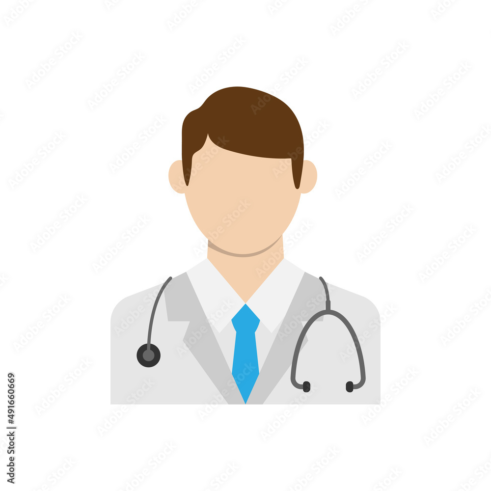 Doctor icon design template vector isolated illustration Doctor icon design template vector isolated illustration
