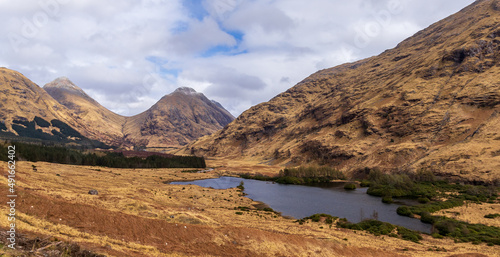 The Scottish Highlands scenic landscape