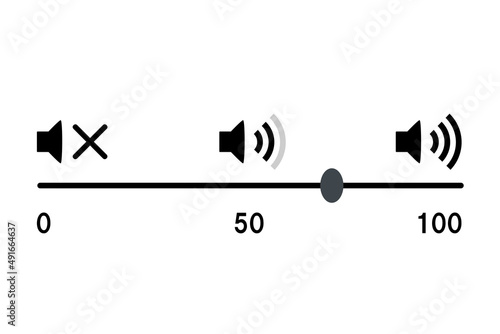 スピーカーの音量を表すアイコン。