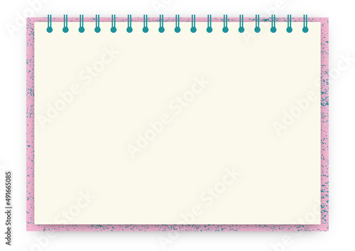 白紙のリングノート