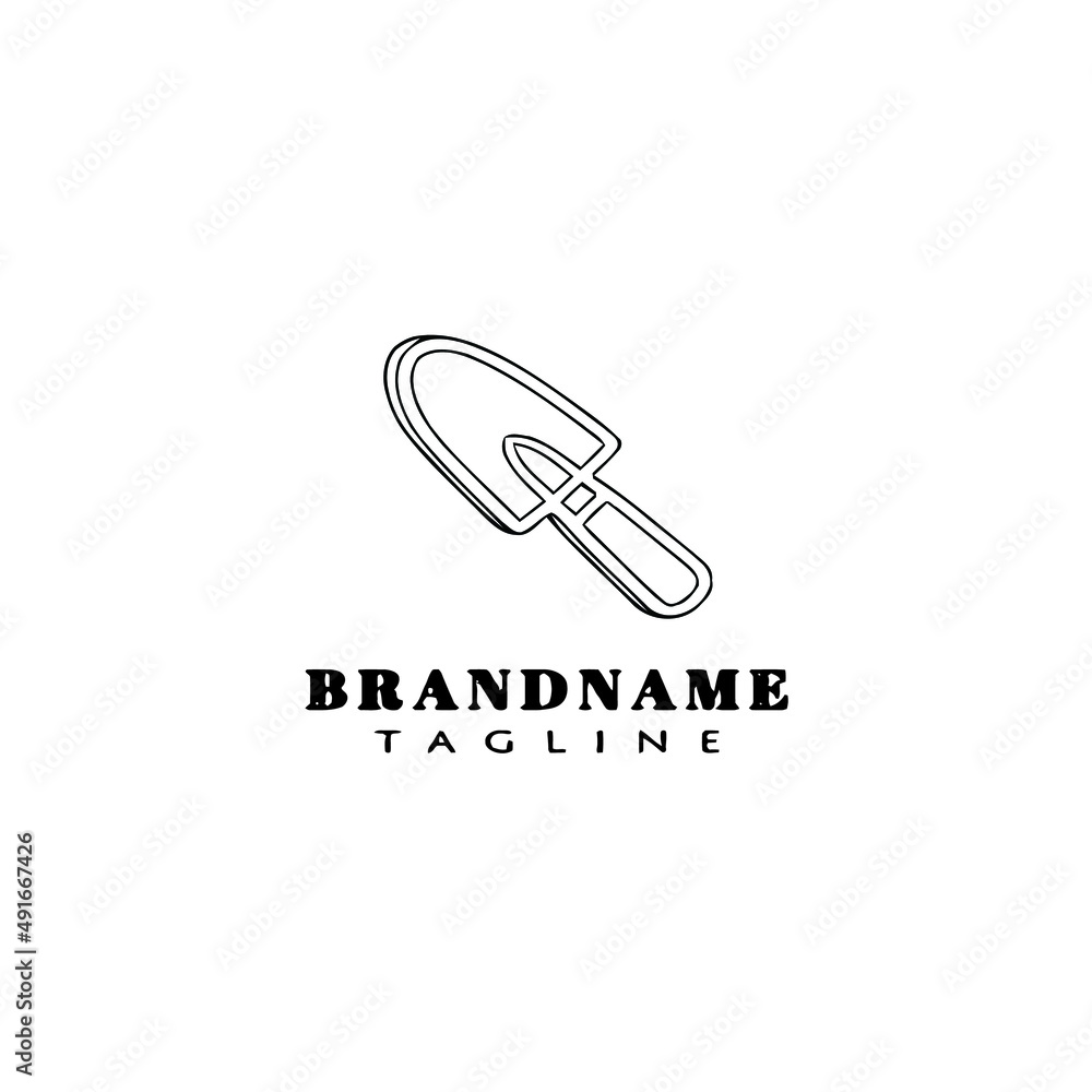 shovel logo icon design template illustration shovel logo icon design template illustration