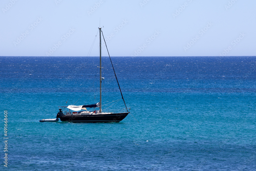 Fototapeta premium sailboat on the sea