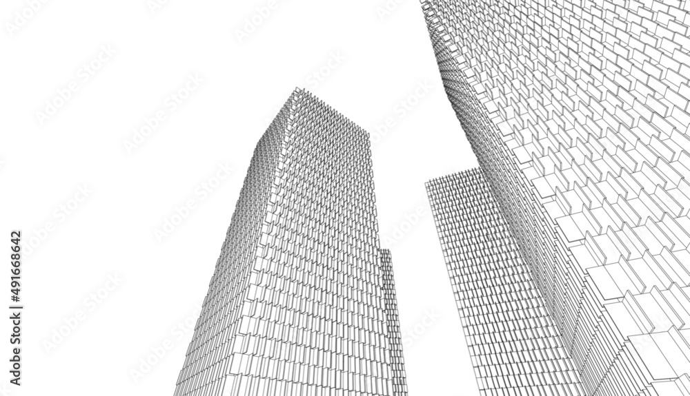 Fototapeta premium abstract architecture background