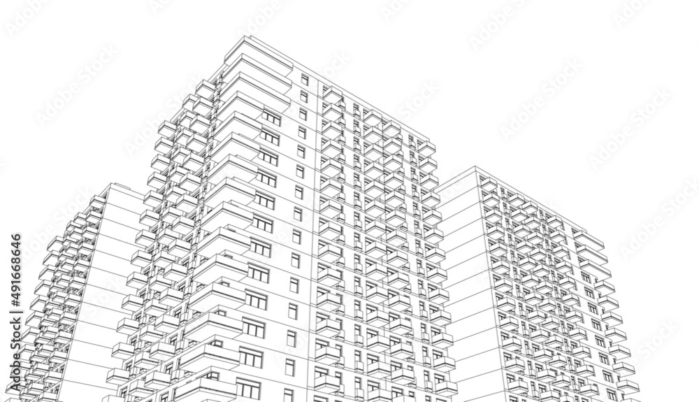 Fototapeta premium abstract architecture background