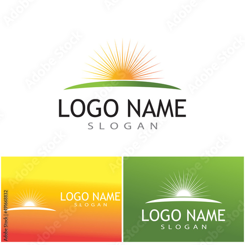 Sun Vector illustration Icon Logo Template design