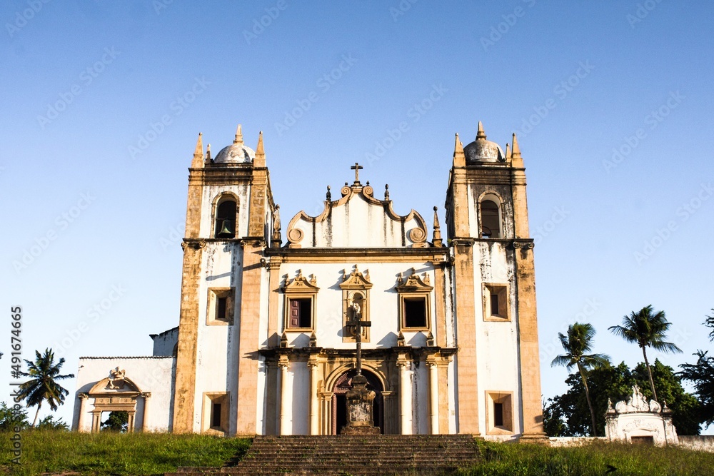 Vista frontal da Igreja do Carmo de Olinda - 2019