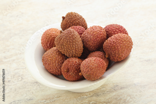 Sweet juice lychee tropical fruit