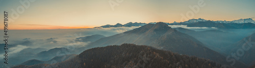 Bielmonte Oasi Zegna Panoramic View, Drone shot Italy, Biella © manu_bi_89