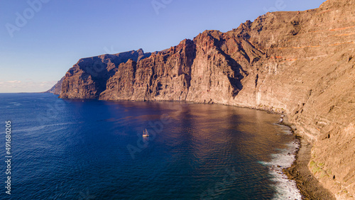 Los Gigantes is a resort town in the Santiago del Teide municipality on the west coast of the Canary Island Tenerife.
