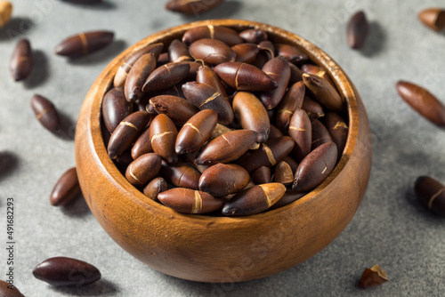 Raw Brown Organic Brazilian Baru Nuts © Brent Hofacker