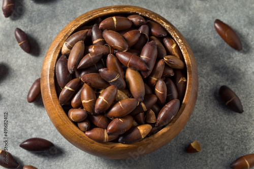 Raw Brown Organic Brazilian Baru Nuts photo