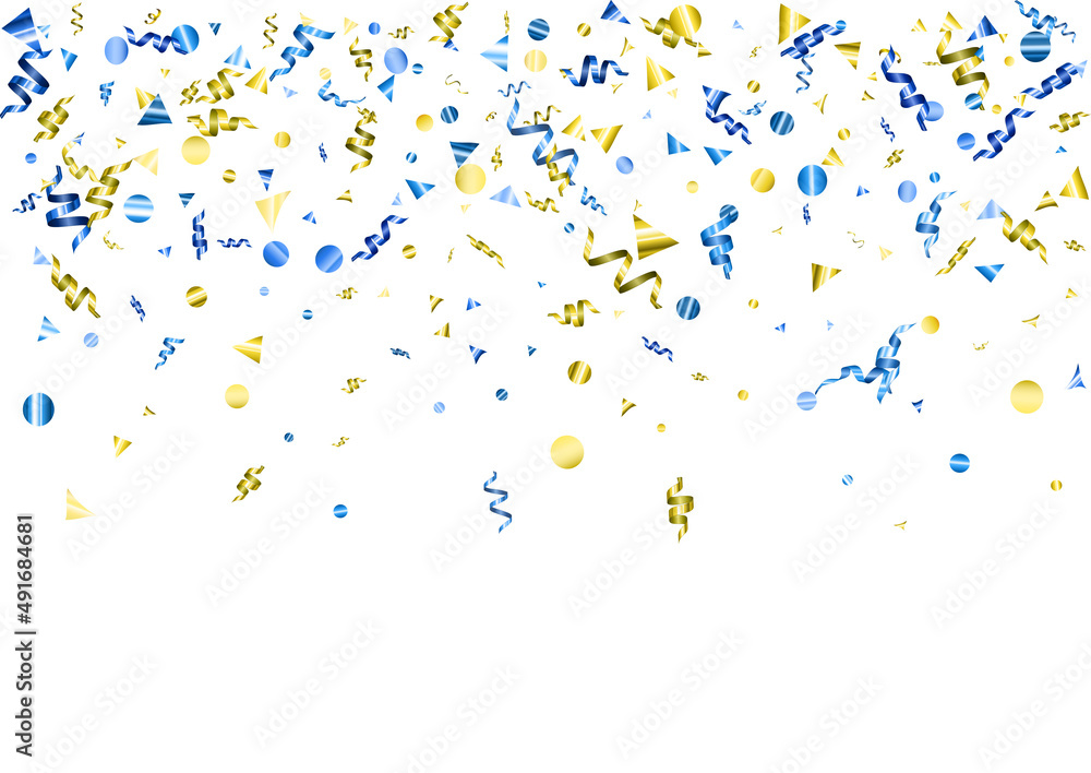 Abstract colorful confetti background. Isolated on the white. Abstract colorful confetti background. Isolated on the white.