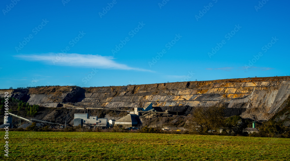 Landscape with stone pit in French Ardennes
Landscape with stone pit in French Ardennes