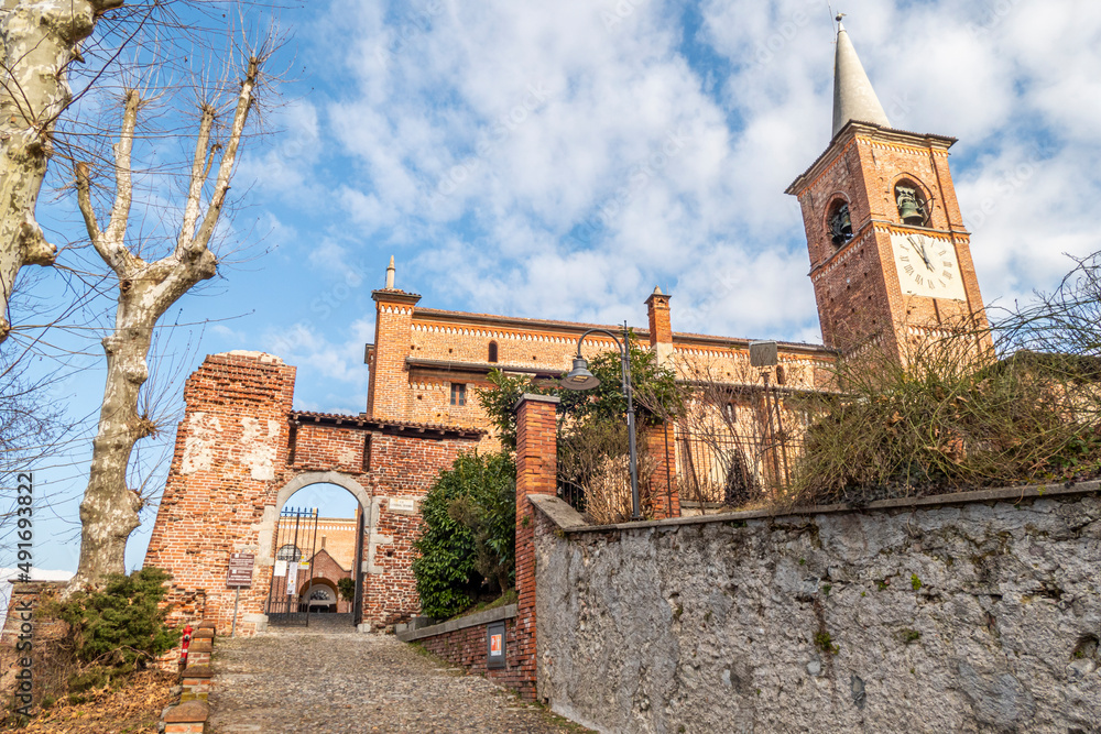 The beautiful  Collegiate Church of Castiglione Olona