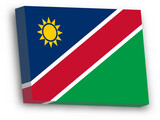 3D vector flag of Namibia