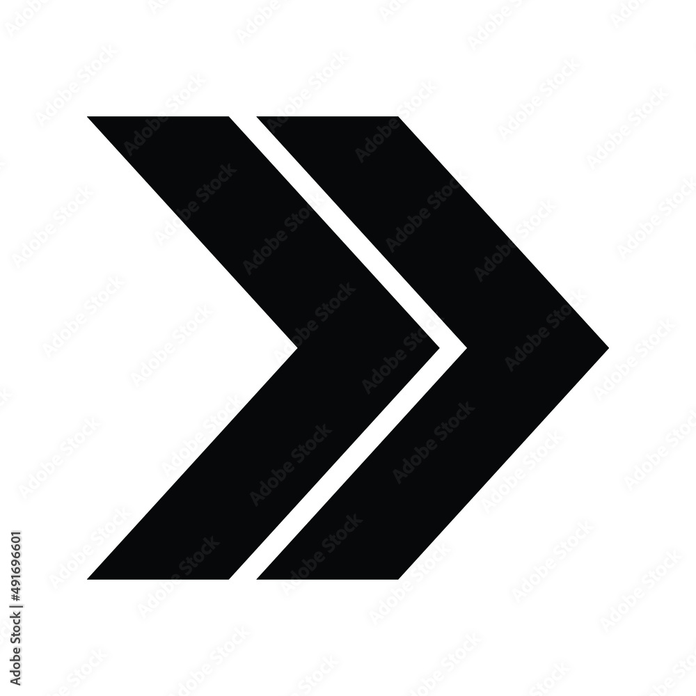 Arrow icon Simple, flat design for web or mobile app. eps 10