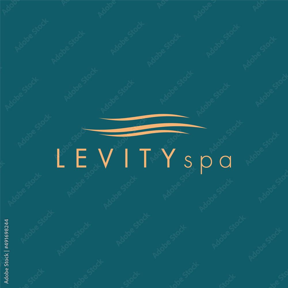 Levity spa. Logo template.