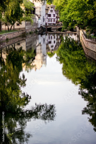 Strasbourg reflection on water
