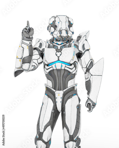 man in an armored nano tech suit got a question