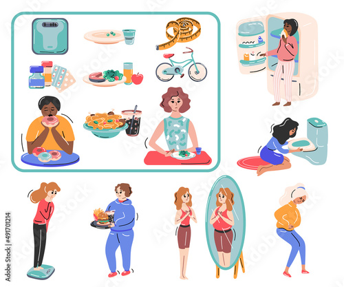 Eating Disorders Flat Set