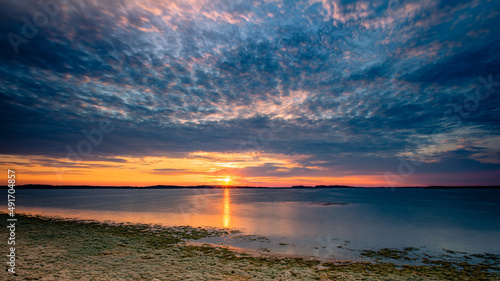 Sonnenuntergang / Sonnenaufgang an der Nordsee 