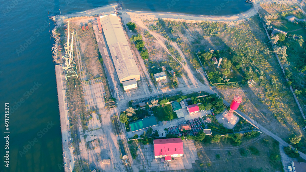 Seashore view from above. Ukraine. Zatoka. Seashore view from above. Ukraine. Zatoka.