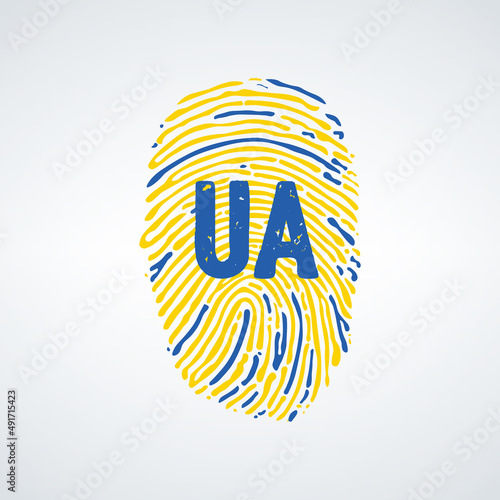 Ukrainian identity blue and...