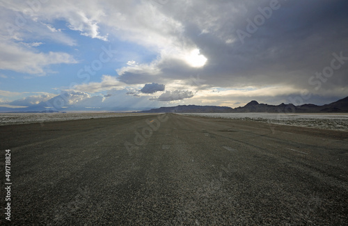 Road to Bonneville Salt Flats, Utah
