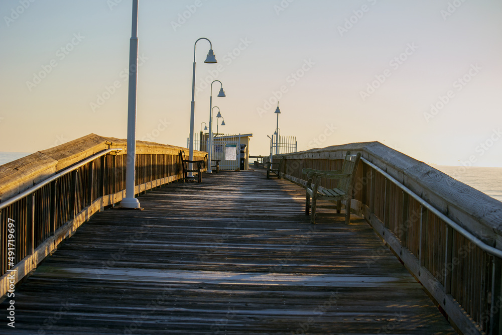 pier in the sea