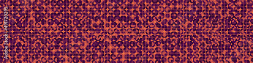 Abstract Geometric Pattern generative computational art illustration