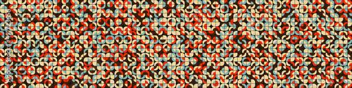 Abstract Geometric Pattern generative computational art illustration