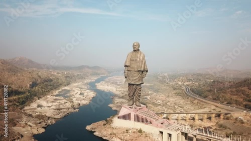 Statue of Unity | Drone Shot of World's tallest Statue situated In Gujarat, India.