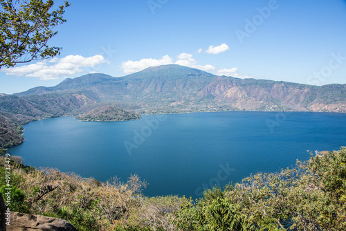 Panorama of Lake Coatepeque, Santa Ana, El Salvador © raquelm.