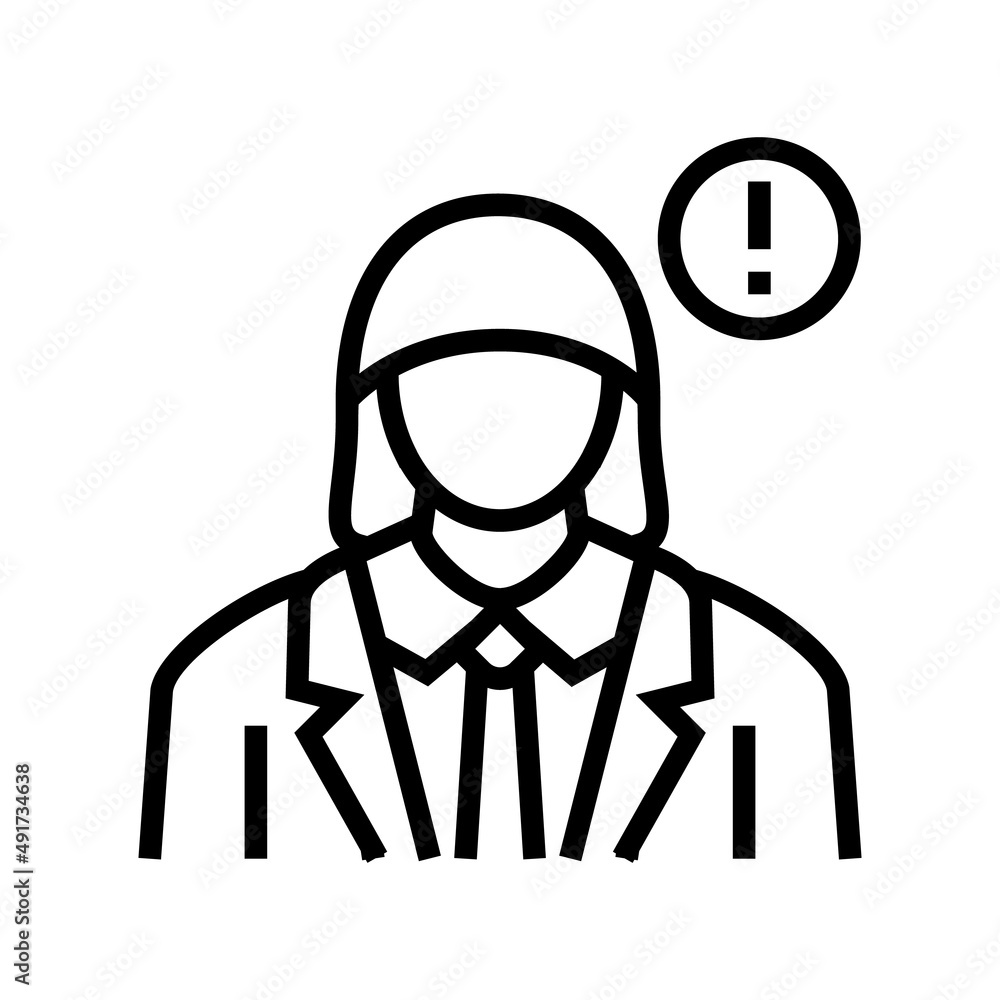 white-collar crime line icon vector. white-collar crime sign. isolated contour symbol black illustration white-collar crime line icon vector. white-collar crime sign. isolated contour symbol black illustration